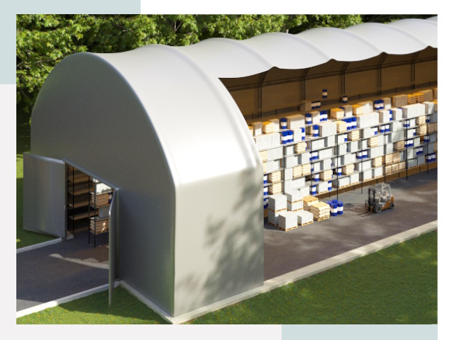 Тентовые ангары в Лесозаводске