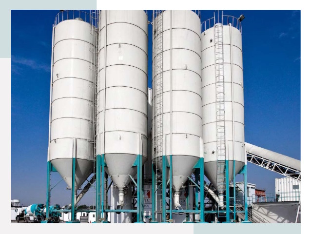Строительство цементных силосов в Лесозаводске
