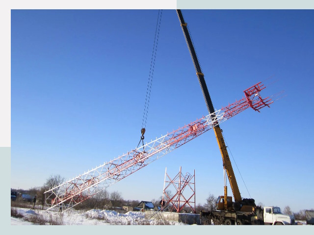 Строительство башен связи в Лесозаводске от 620 руб.