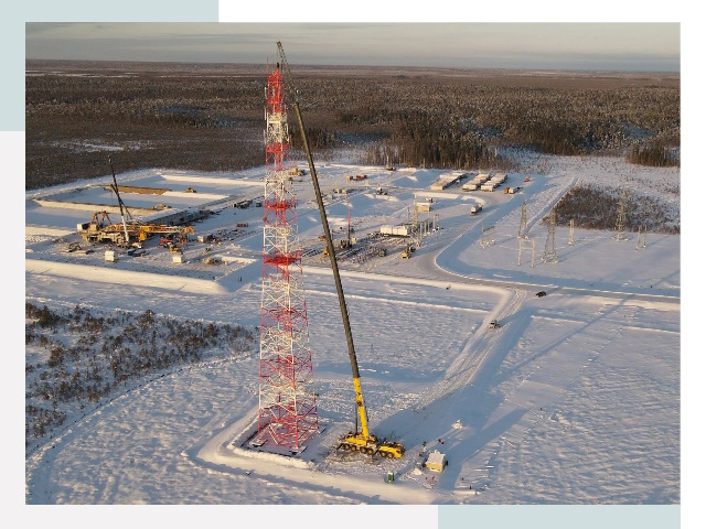 Мачты связи в Лесозаводске