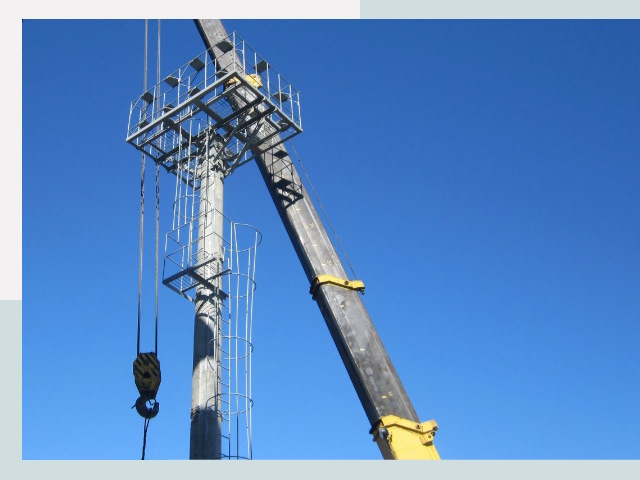 Монтаж осветительных мачт в Лесозаводск от 620 руб.