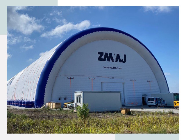 Брендирование ангаров в Лесозаводске