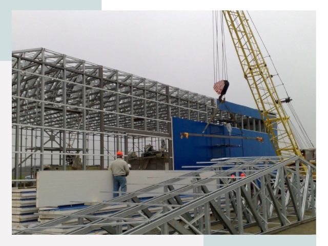 Монтаж ангаров в Лесозаводске