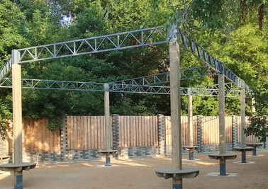 Терраса из металлоконструкций под ключ, проектирование, изготовление и монтаж от СтальСтрой-Лсз